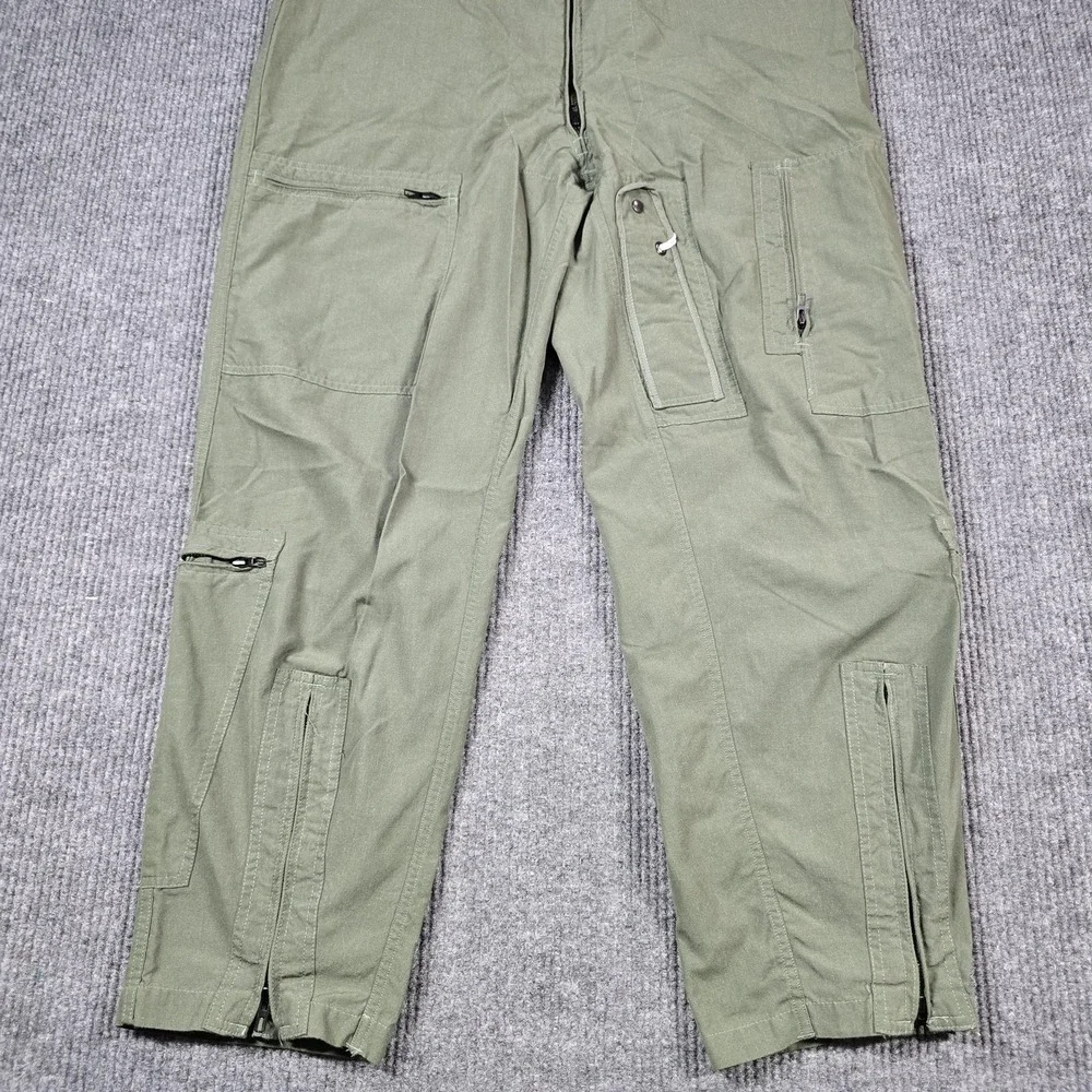 Barrier Wear CWU-27P‎ Coveralls Mens 46L Green Aramid Fire Resistant Military